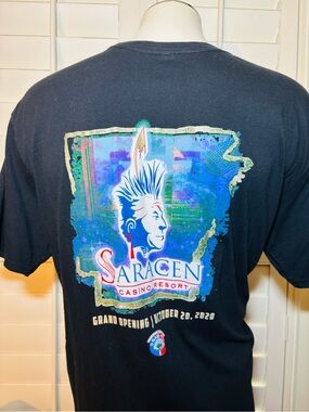 Arkansas Casino Resort Grand Opening Black Graphic Tee - Men XXL